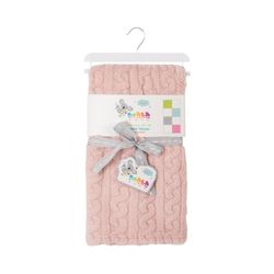 Frazada de Trenza Rosa