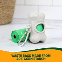 Dispensador de Plástico con Bolsa para Desechos