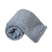 Frazada de Trenza Azul