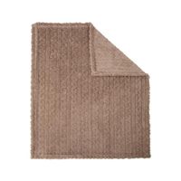 Frazada de Trenza Taupe