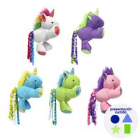 Juguete de Peluche para Gato Unicornio con Catnip 6 Plg Colores Surtidos
