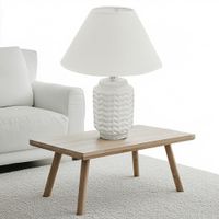 Lámpara de Mesa Ziggy Pequeña Blanca