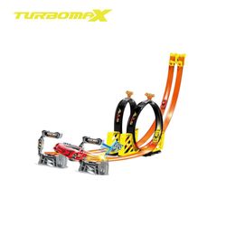 Pista-de-Carreras-con-2-Vehiculos-y-Doble-Loop