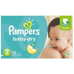 Pañales-Desechables-Baby-Dry-112-Unidades-Talla-2---Pampers