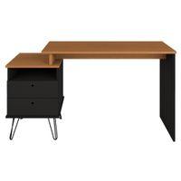 Escritorio Plus Negro y Café