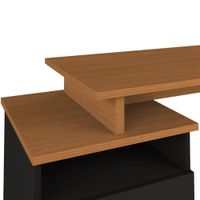 Escritorio Plus Negro y Café