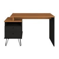 Escritorio Plus Negro y Café