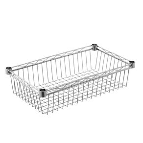 Canasta de Acero para Estante 60 Cm