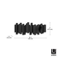 Set de 2 Ganchos Multi Negro