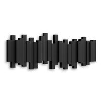 Set de 2 Ganchos Multi Negro