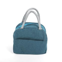 Lonchera Térmica con Asa Azul