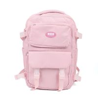 Mochila Rosado con Bolsillos