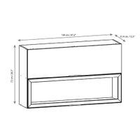 Gabinete Aéreo Beige de 2 Puertas