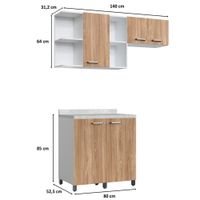 Mueble Modular de Cocina Blanco