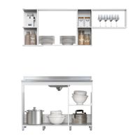 Juego de Gabinetes para Cocina Blanco