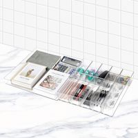 Set Transparente de Organizadores para Escritorio
