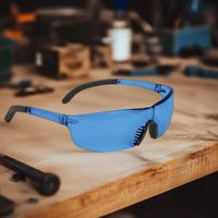 Lentes Ligeros Sin Marco Azul - Truper