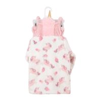 Bata de Franela con Unicornio Rosado y Peluche Emma