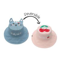 Sombrero Reversible Gato/Cereza 6-24M