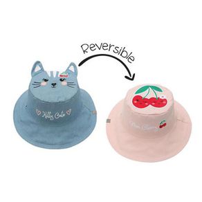 Sombrero Reversible Gato/Cereza 6-24M