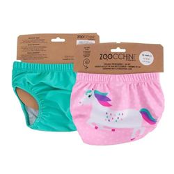 Pañal De Agua Reutilizable Una Unicornio 2 Pzas 6-12M