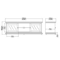Rack para TV Monet Blanco