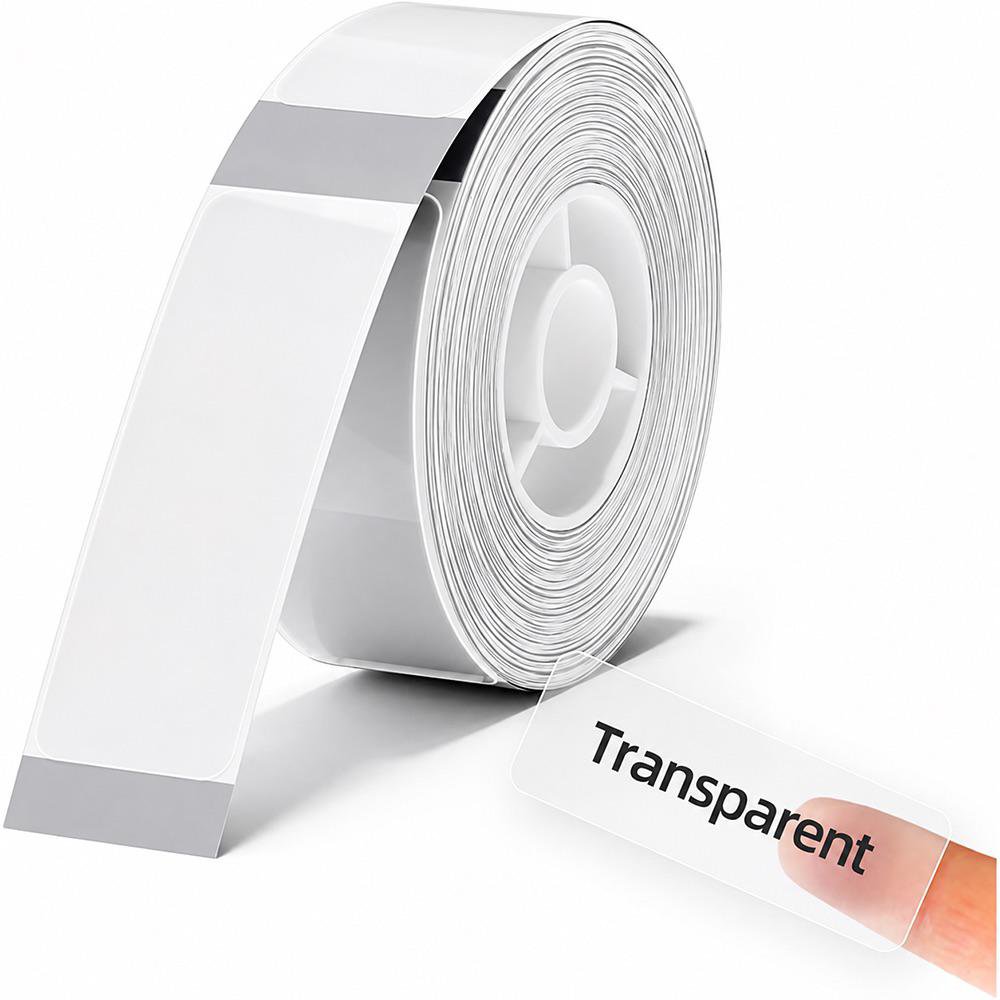 Etiquetas Térmicas Transparente para Etiquetadora de 14 x 40 mm Etiquetas Térmicas Transpa…