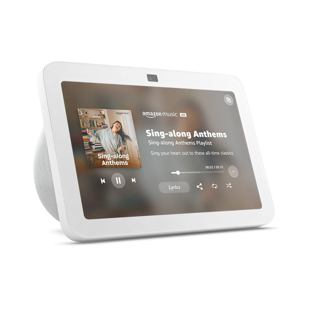 Pantalla Inteligente Amazon Echo Show 8 con Alexa 3ra Generación en Color Blanco Pantalla…