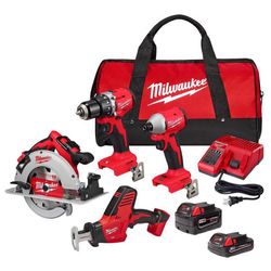 Kit de 4 Herramientas Inalámbricas M18 18V