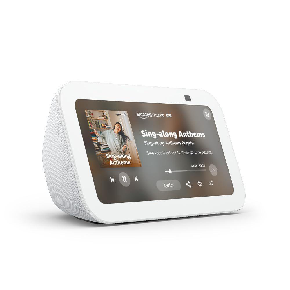 Pantalla Inteligente Amazon Echo Show 5 con Alexa 3ra Generación en Color Blanco Pantalla…