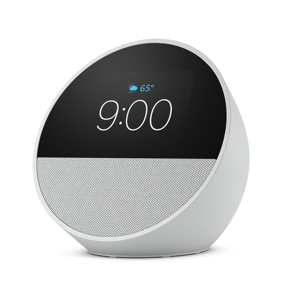 Despertador Inteligente Amazon Echo Spot con Alexa en Color Blanco Despertador Inteligente…