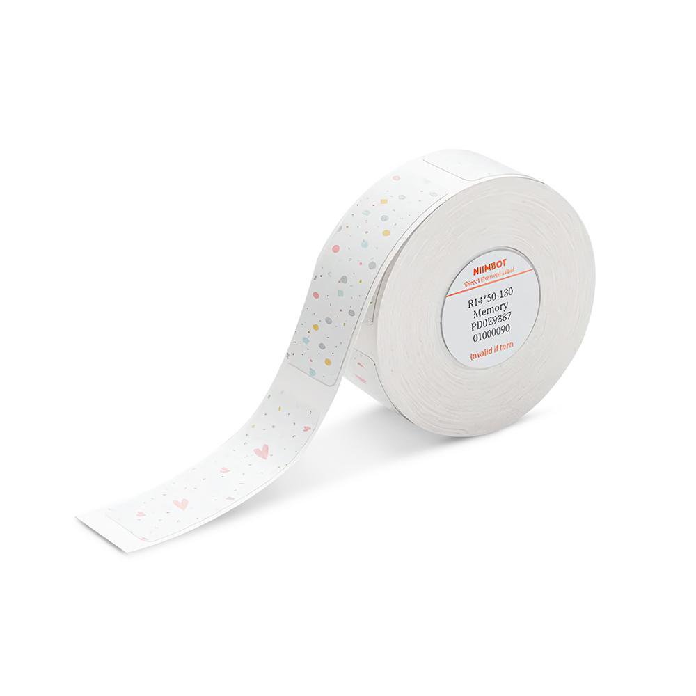 Etiquetas Térmicas Multicolor 14 x 30 mm para Etiquetadoras Serie D, Rollo Adhesivo