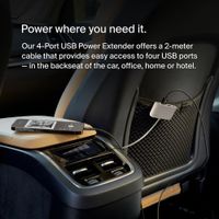 Extensor de Alimentación USB de 4 Puertos BoostCharge