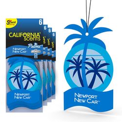 Paquete de 4 Aromatizantes Palmera Aroma Carro Nuevo