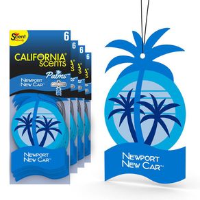 Paquete de 4 Aromatizantes Palmera Aroma Carro Nuevo
