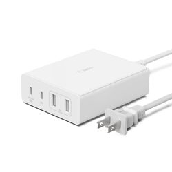 Cargador de Pared con 4 Puertos Blanco 108W
