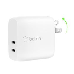 Cargador de Carga Rápida con 2 Puertos USB-C 20W