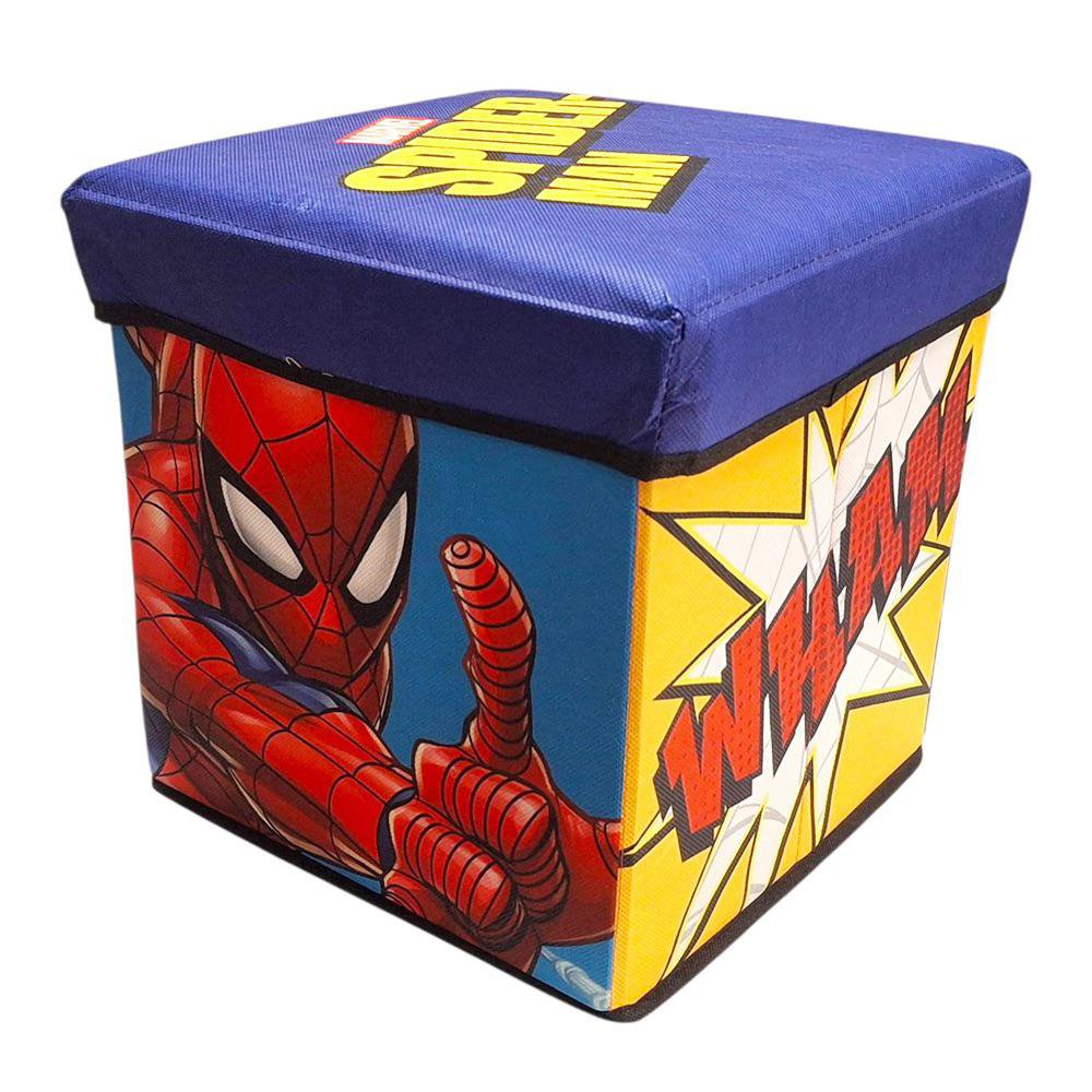 Taburete de Almacenamiento Diseño Spider-Man