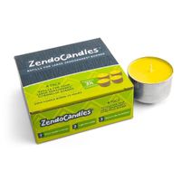 Set de 4 Candelas de Citronela para Mosquitos