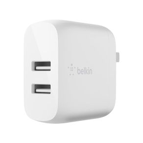 Cargador de Pared Belkin con 2 Puertos USB-A y Cable USB-C 24W
