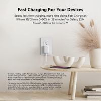 Cargador de Pared con Puerto USB-C y Cable Lightning 20 W