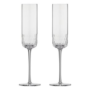 Set de 2 Copas para Champagne Pisa Transparente 230 Ml