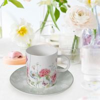 Set de Taza con Platillo Porcelana 90 Ml