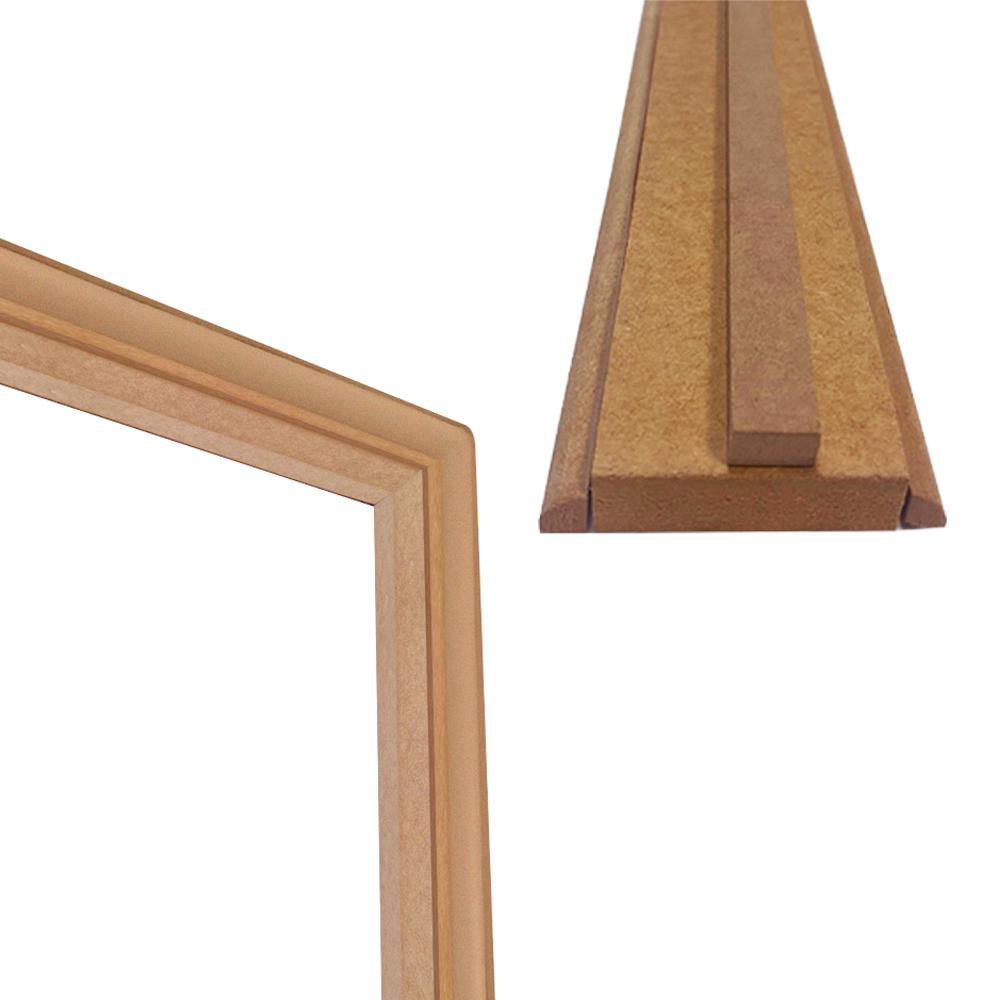 Marco de Mdf Color Natural de 17x60x2130 cm