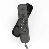Teléfono con Identificador de Llamadas T16 Negro