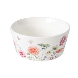 Tazón de Cerámica con Diseño Floral  4.7 Plg