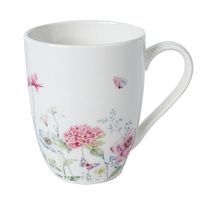 Set de 2 Pocillos con Diseño de Flores 340 Ml