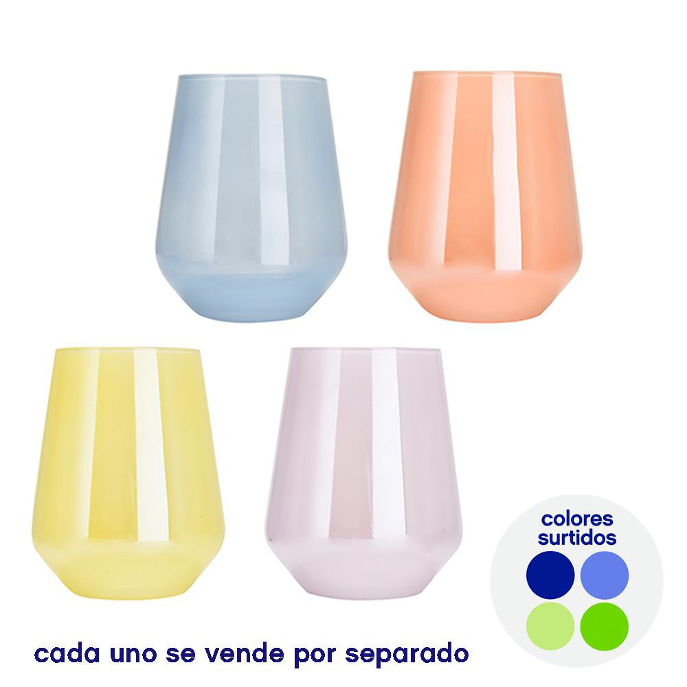 Vaso Pastel 14.8 Oz Colores Surtidos