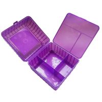 Contenedor para Alimentos con Divisiones Morado
