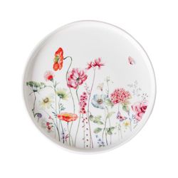 Plato de Cerámica con Diseño Floral 7.8 Plg